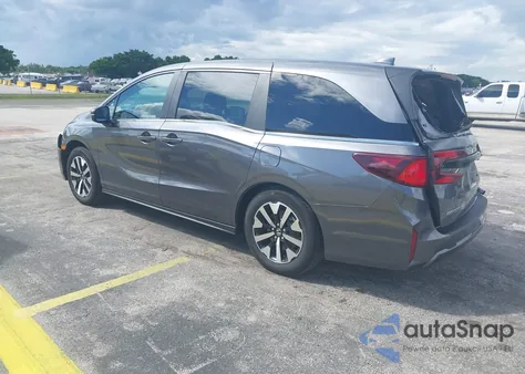 2025 Honda Odyssey Ex-L z USA, uszkodzony, nr VIN 5FNRL6H62SB072462